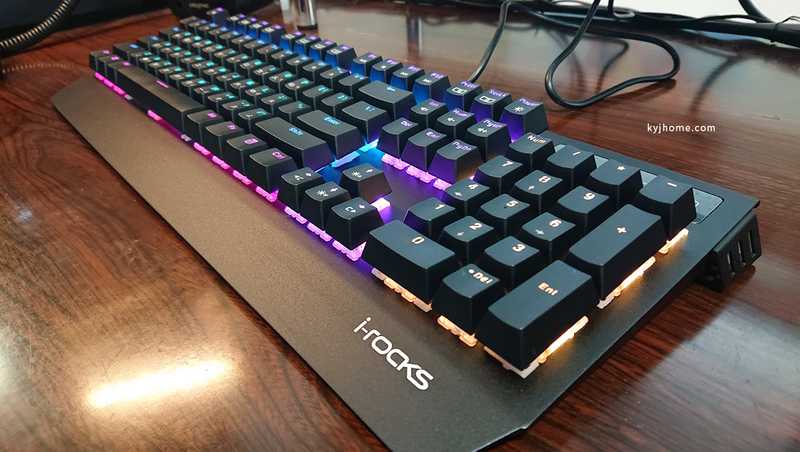 【開箱】金屬懸浮！i-Rocks K60M PLUS RGB機械式鍵盤 茶軸